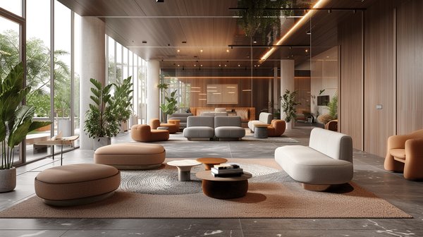 Mobilier collectivités : confort et design durables